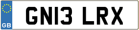 Truck License Plate